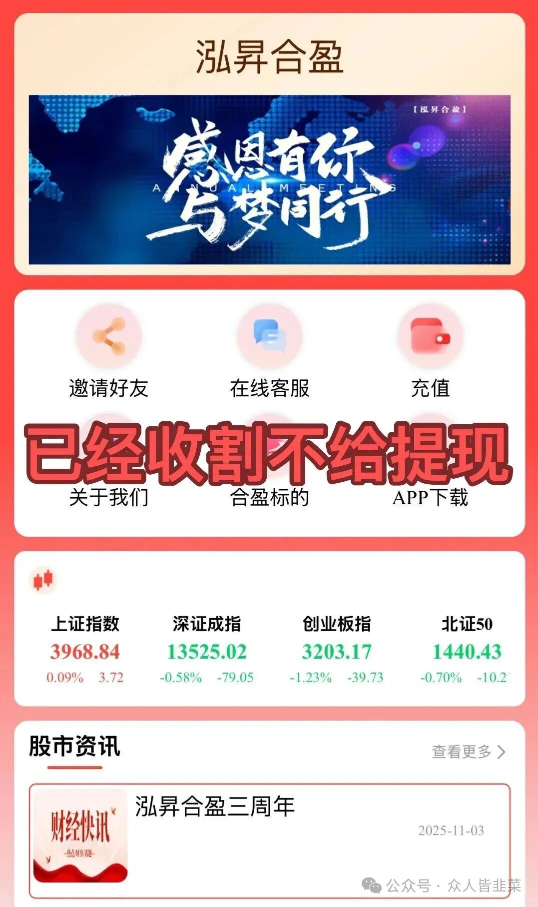 【胜盈国际，Circle，鼎裕盟】都已经收割，赶紧远离，别再被骗了！
