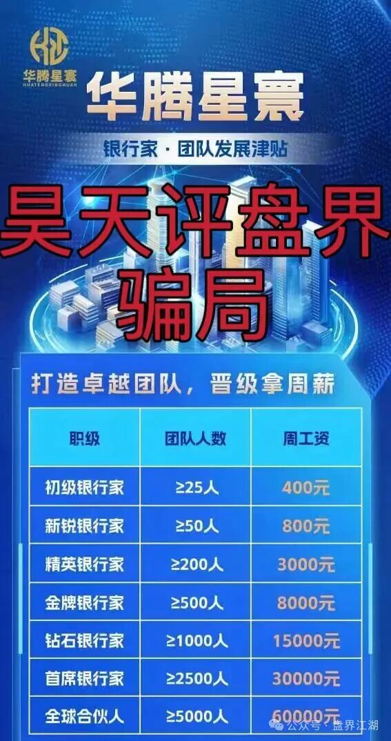 【华腾星寰】分红类资金盘骗局,典型的杀猪盘,已经开始单割,绝对是要跑路了! 【华腾星寰】分红类资金盘骗局,典型的杀猪盘,已经开始单割,绝对是要跑路了!