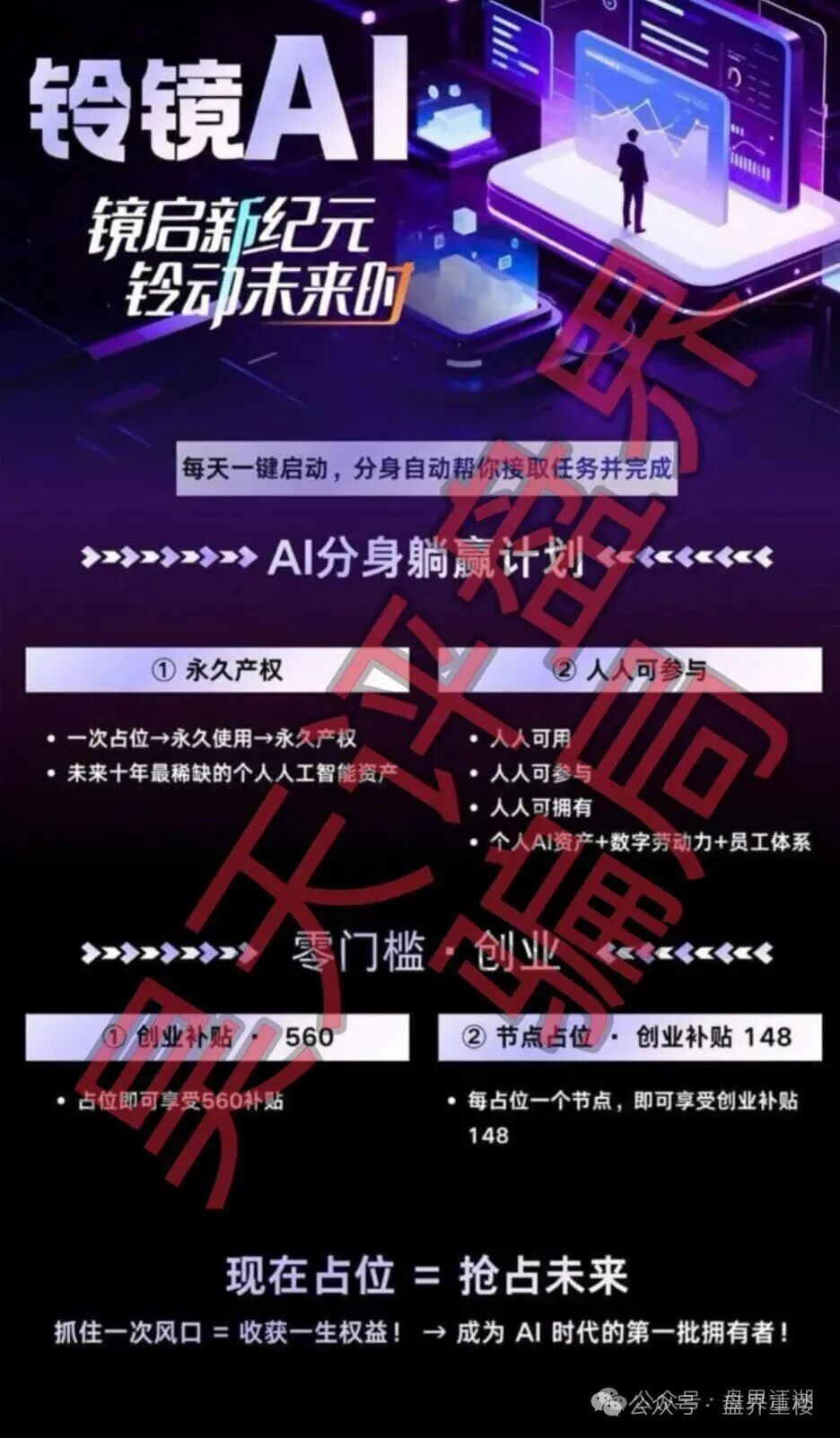 【铃镜AI】分身写小说是资金盘骗局,高度预警,即将崩盘跑路! 【铃镜AI】分身写小说是资金盘骗局,高度预警,即将崩盘跑路!