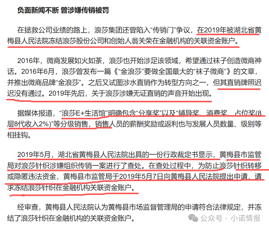 “浪莎浪仕威”一款内衣售价高达2680元,其主体曾因违规被罚款,现模式仍涉嫌违规! “浪莎浪仕威”一款内衣售价高达2680元,其主体曾因违规被罚款,现模式仍涉嫌违规!