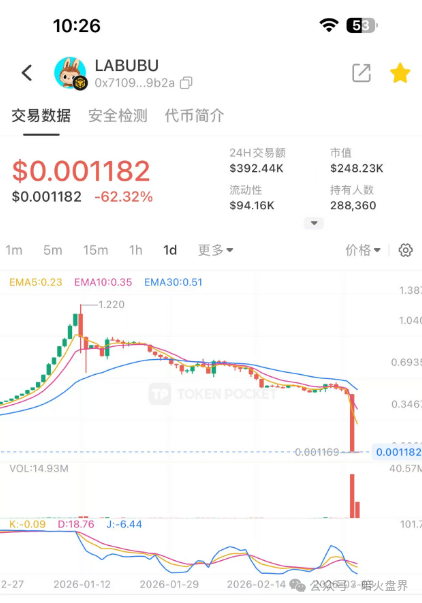 2026开年第一雷【拉布布/LABUBU】从暴涨千倍到一夜归零! 2026开年第一雷【拉布布/LABUBU】从暴涨千倍到一夜归零!
