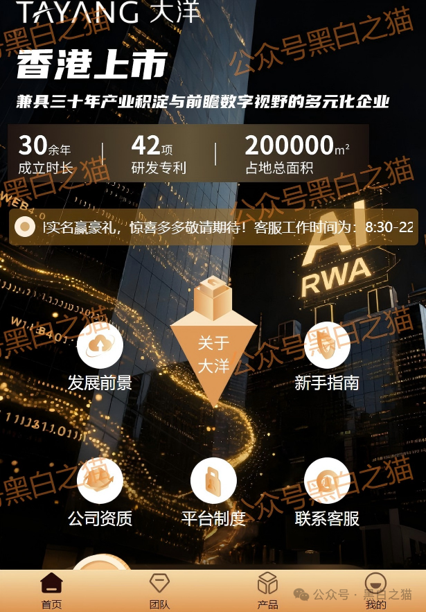 资金盘|套牌“大洋”做非法项目,漏洞百出陷阱多,随时崩盘请远离...... 资金盘|套牌“大洋”做非法项目,漏洞百出陷阱多,随时崩盘请远离......