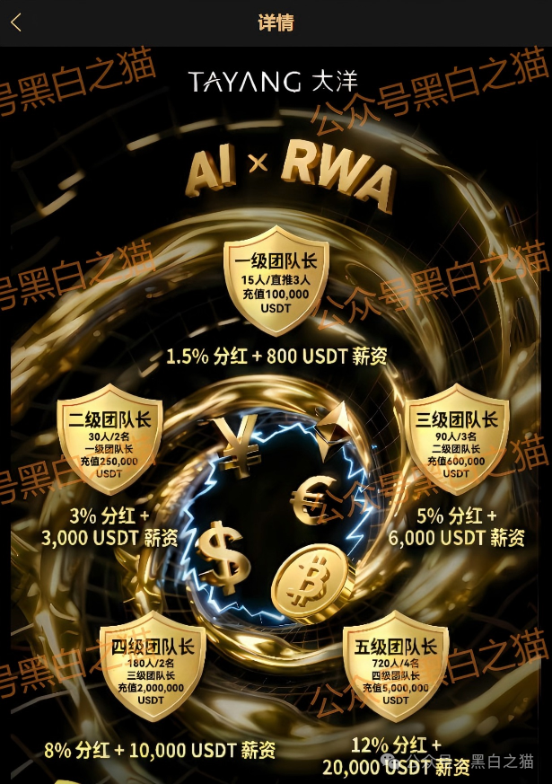 资金盘|套牌“大洋”做非法项目,漏洞百出陷阱多,随时崩盘请远离...... 资金盘|套牌“大洋”做非法项目,漏洞百出陷阱多,随时崩盘请远离......